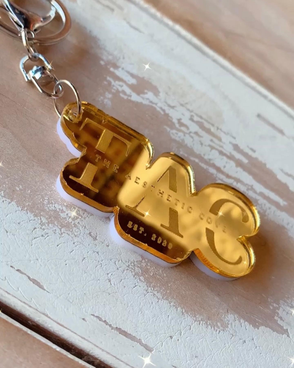 Bubble Mirror Keychain