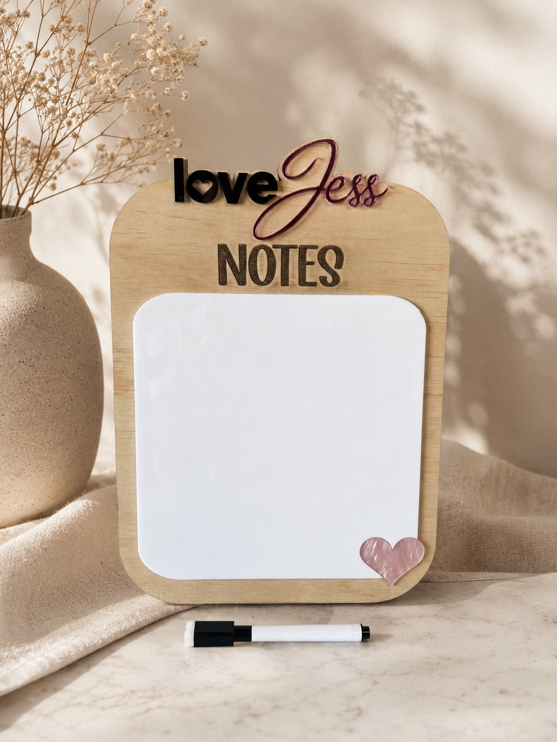 Reusable A4 whiteboard notepad for planning and to do lists