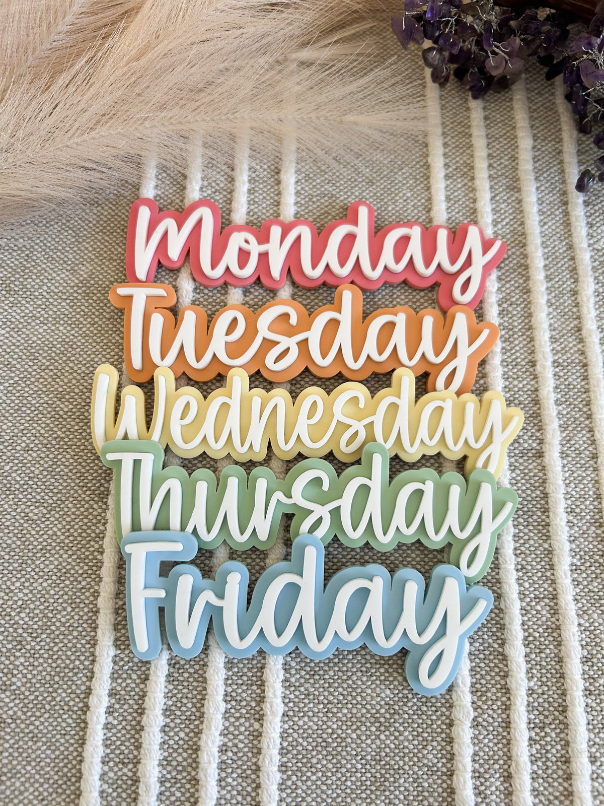 Mon-Fri Whiteboard Magnets