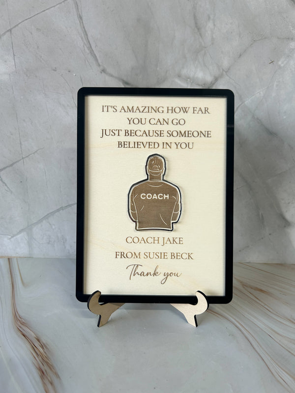 Individual Coach Appreciation Frame