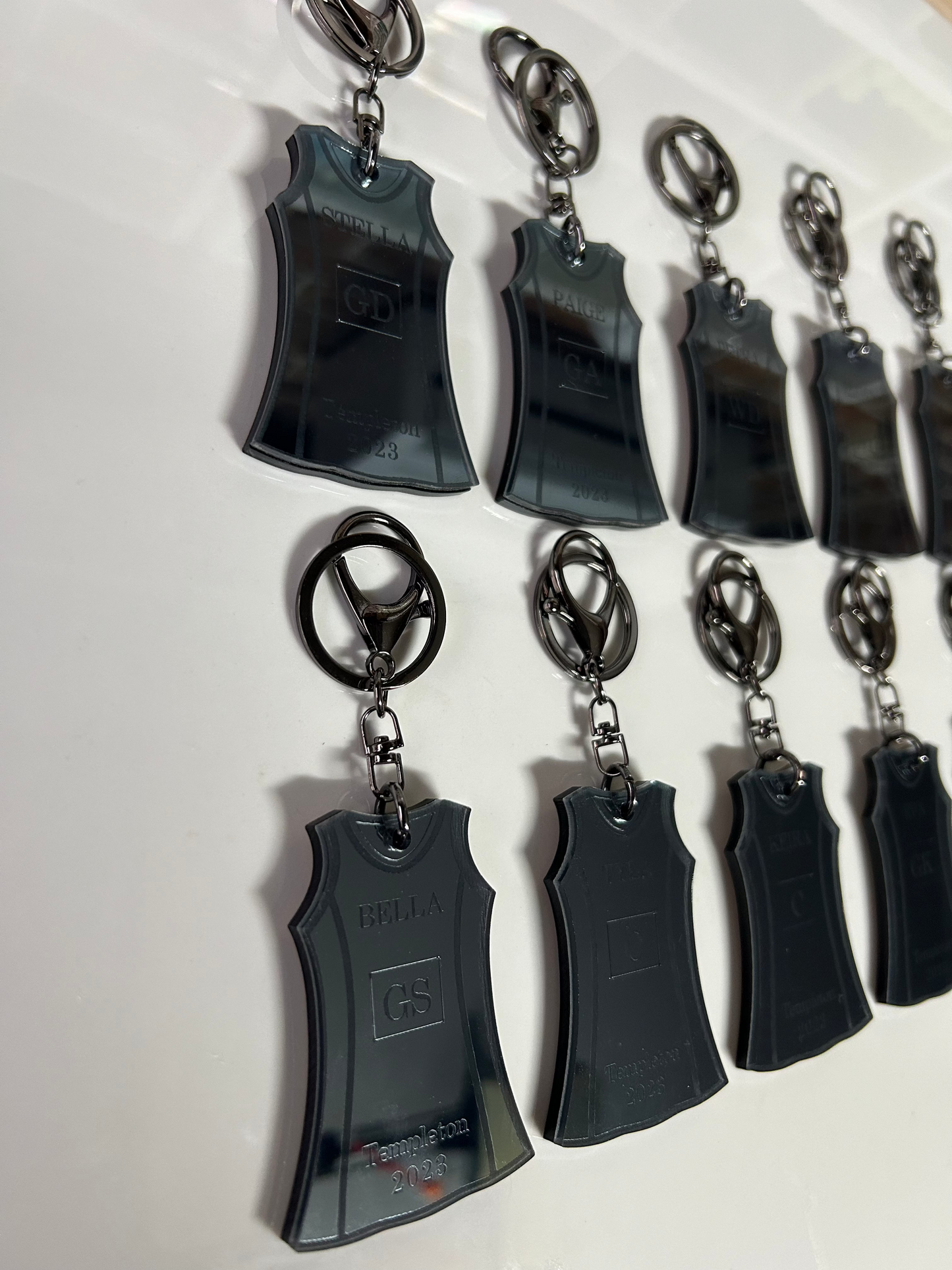 Netball Dress Keychains