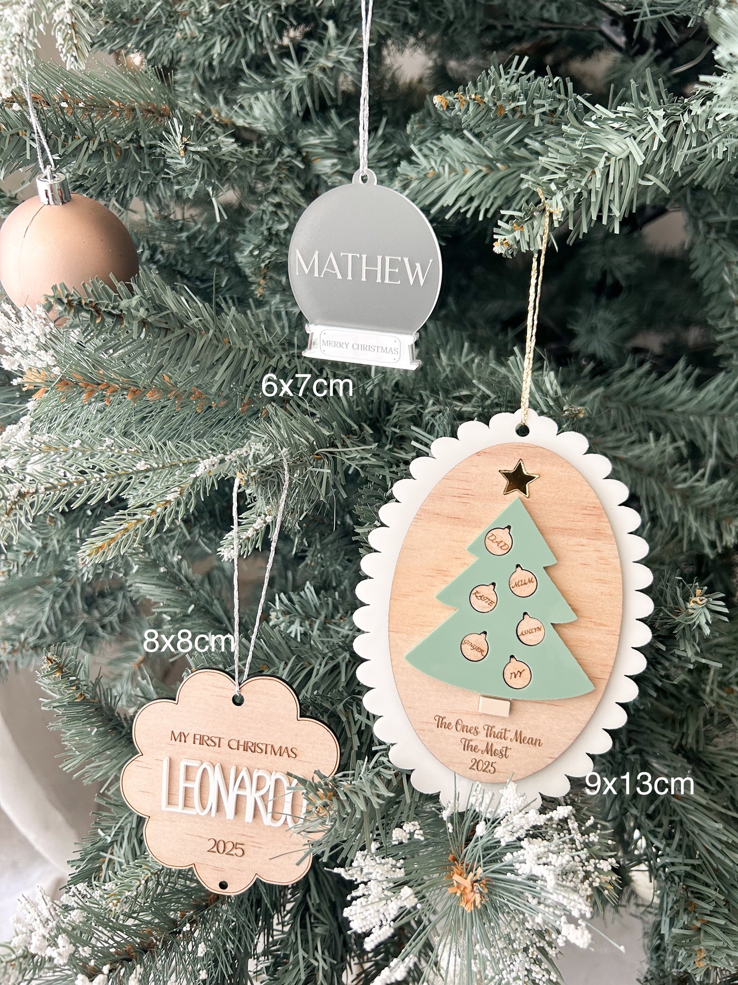 Personalised Family Christmas Tree