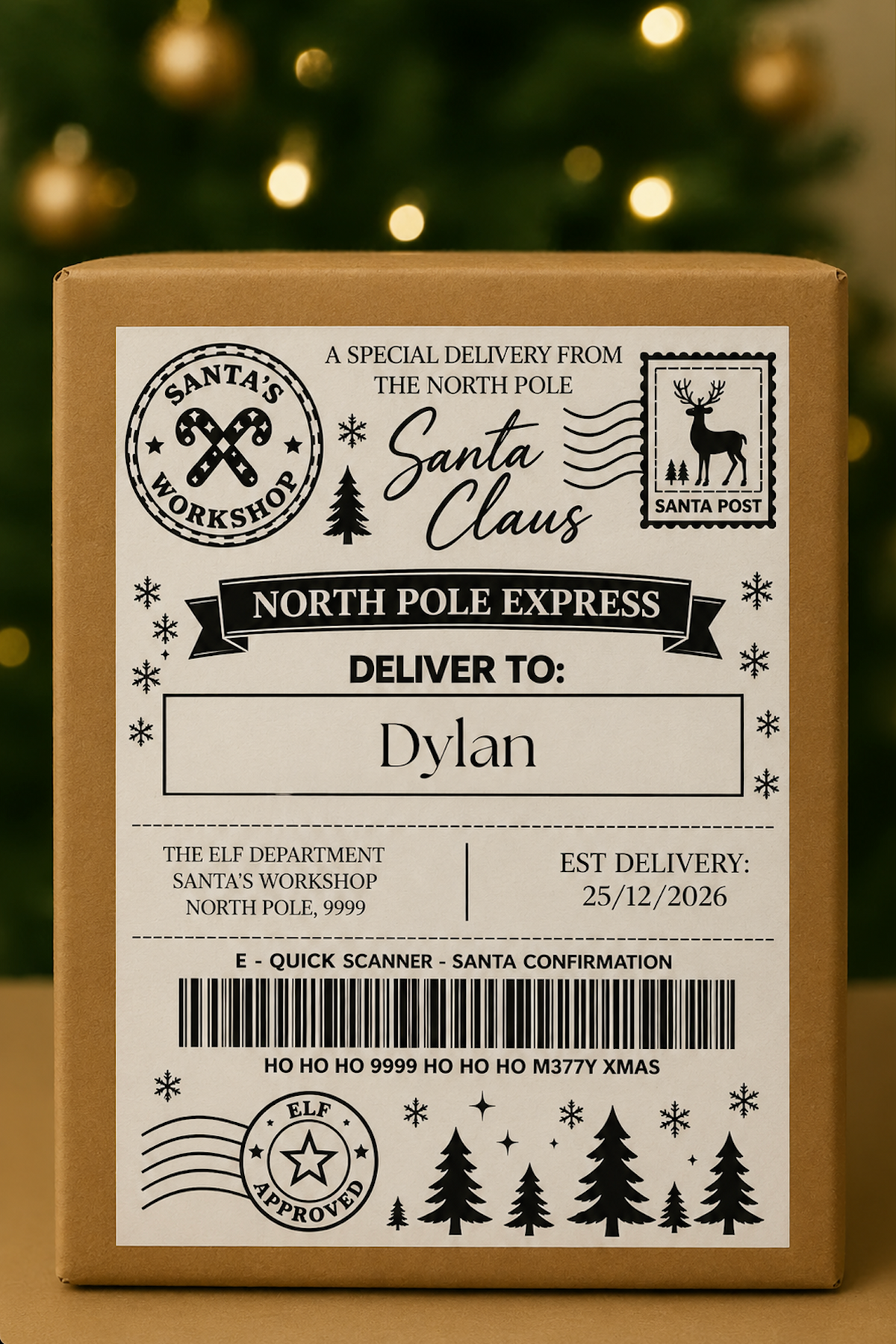 Santa's Workshop Express Mail - 6 Pk