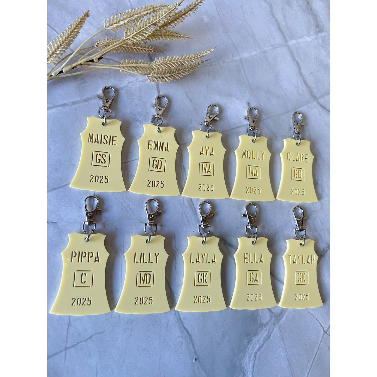 Netball Dress Bag Tag