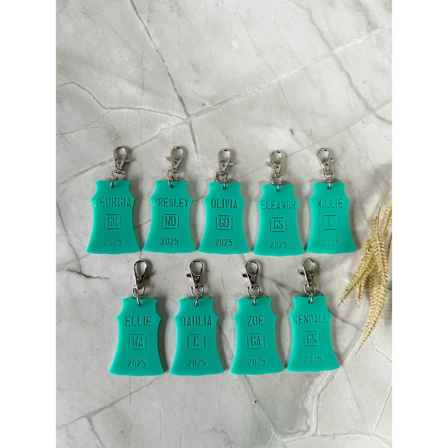Netball Dress Bag Tag