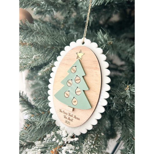 Personalised Family Christmas Tree