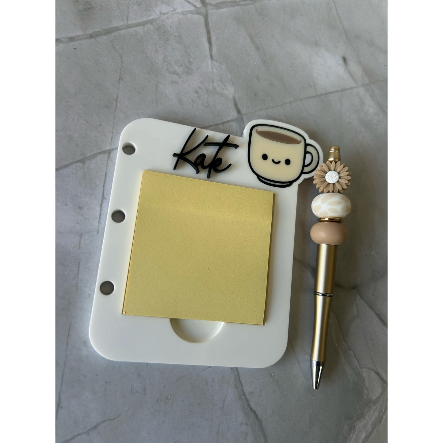 Note - A - Latte Sticky Note Holder