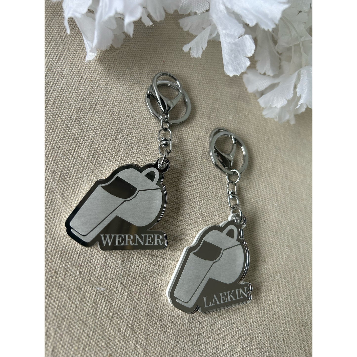 Umpire's Whistle Keychain