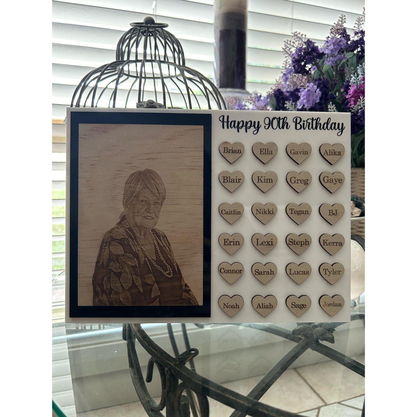 Engraved Photo Plaque