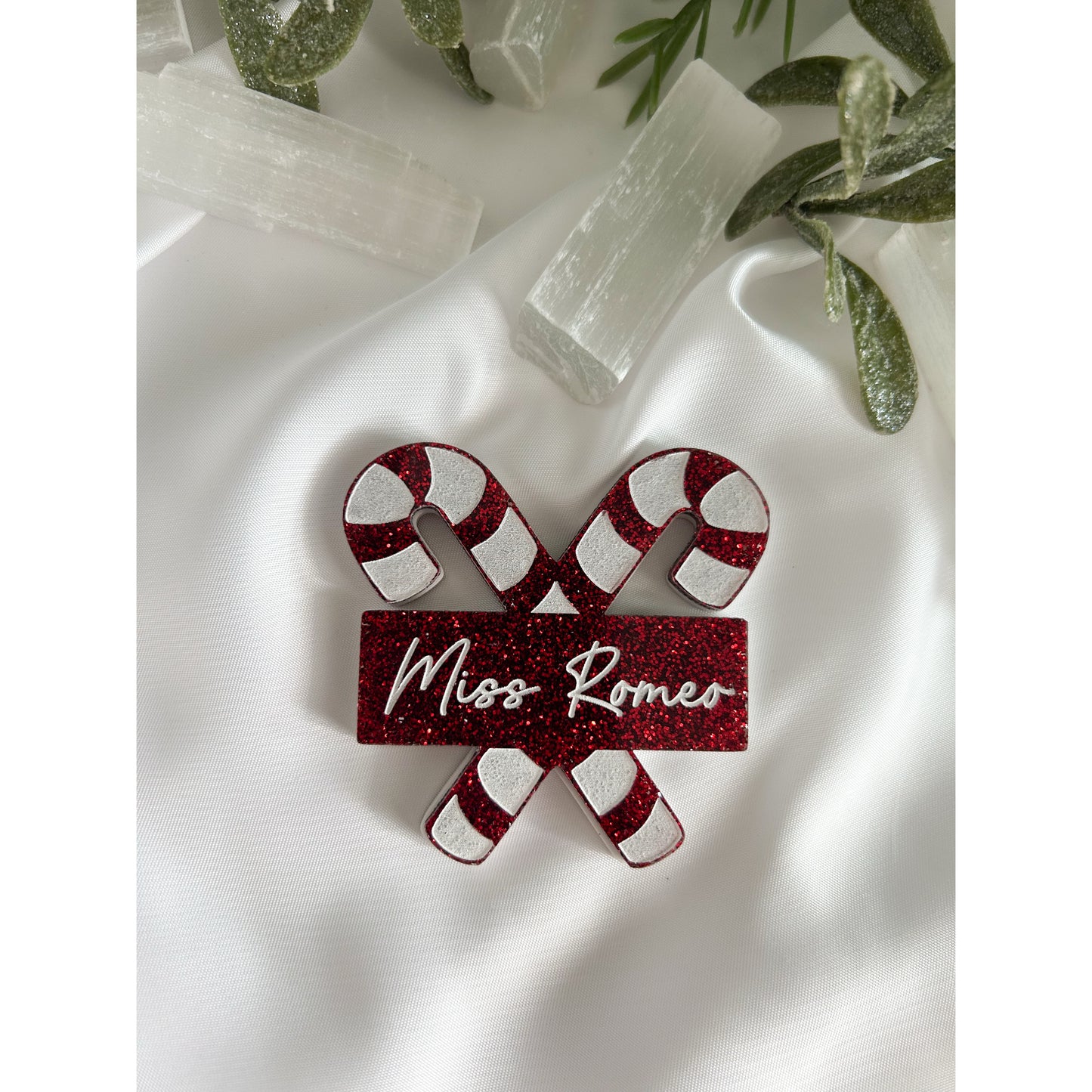 Candy Cane Name Badge