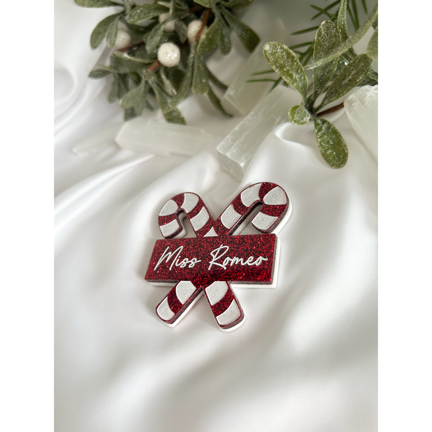Candy Cane Name Badge