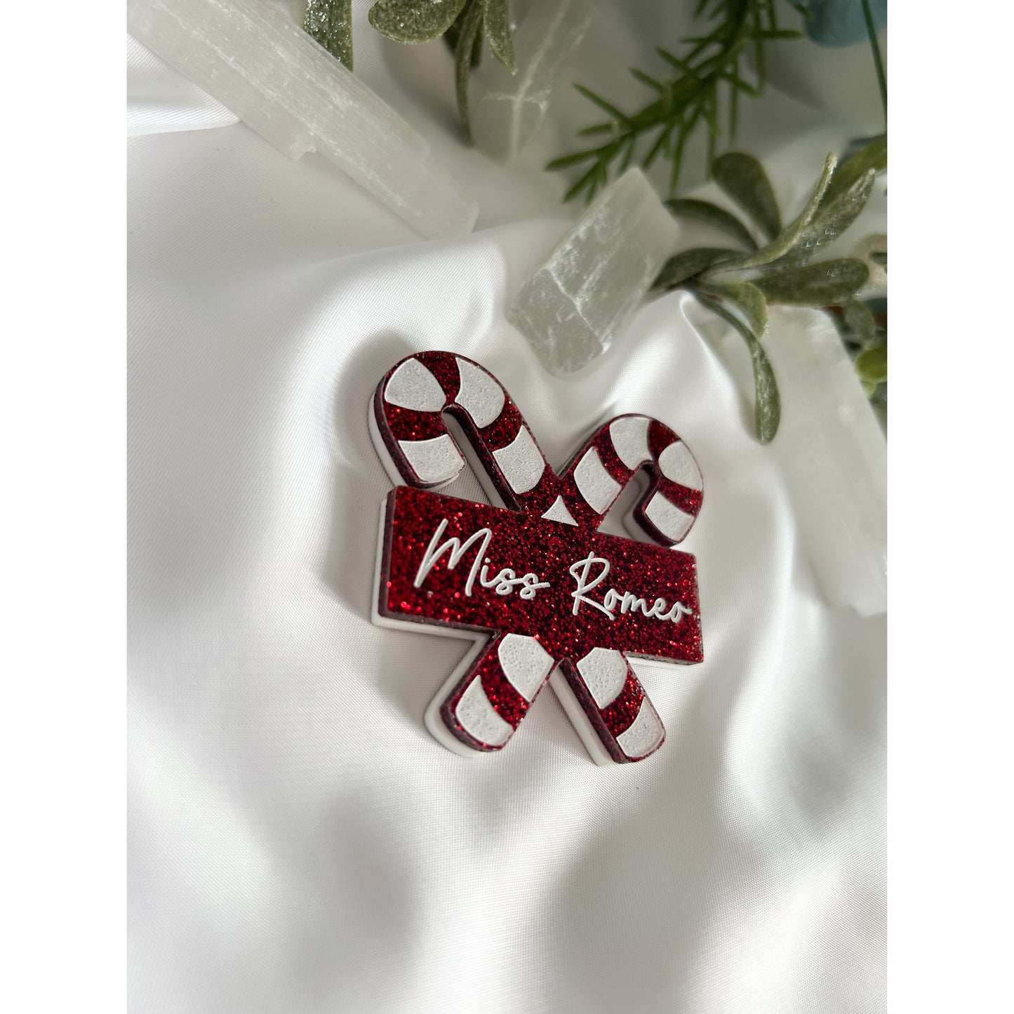 Candy Cane Name Badge