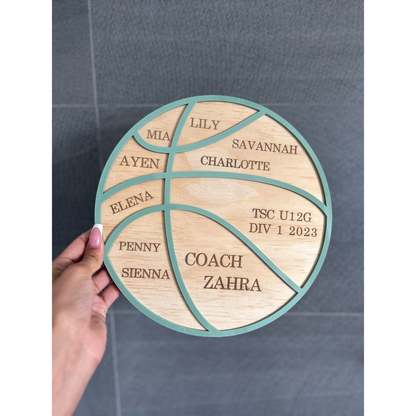 Personalised Thank You Plaque for Coaches