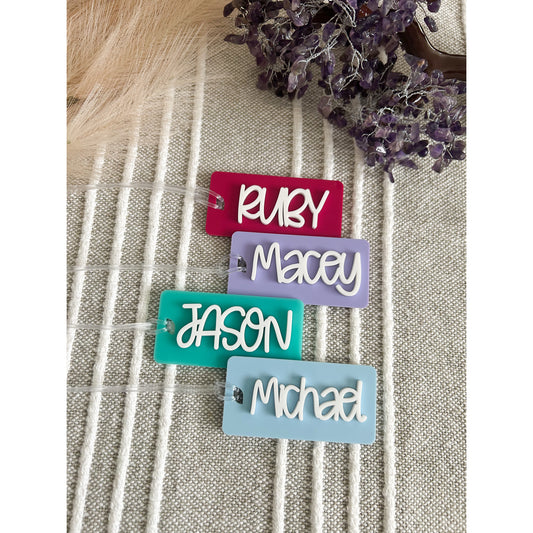 Personalised bag tags