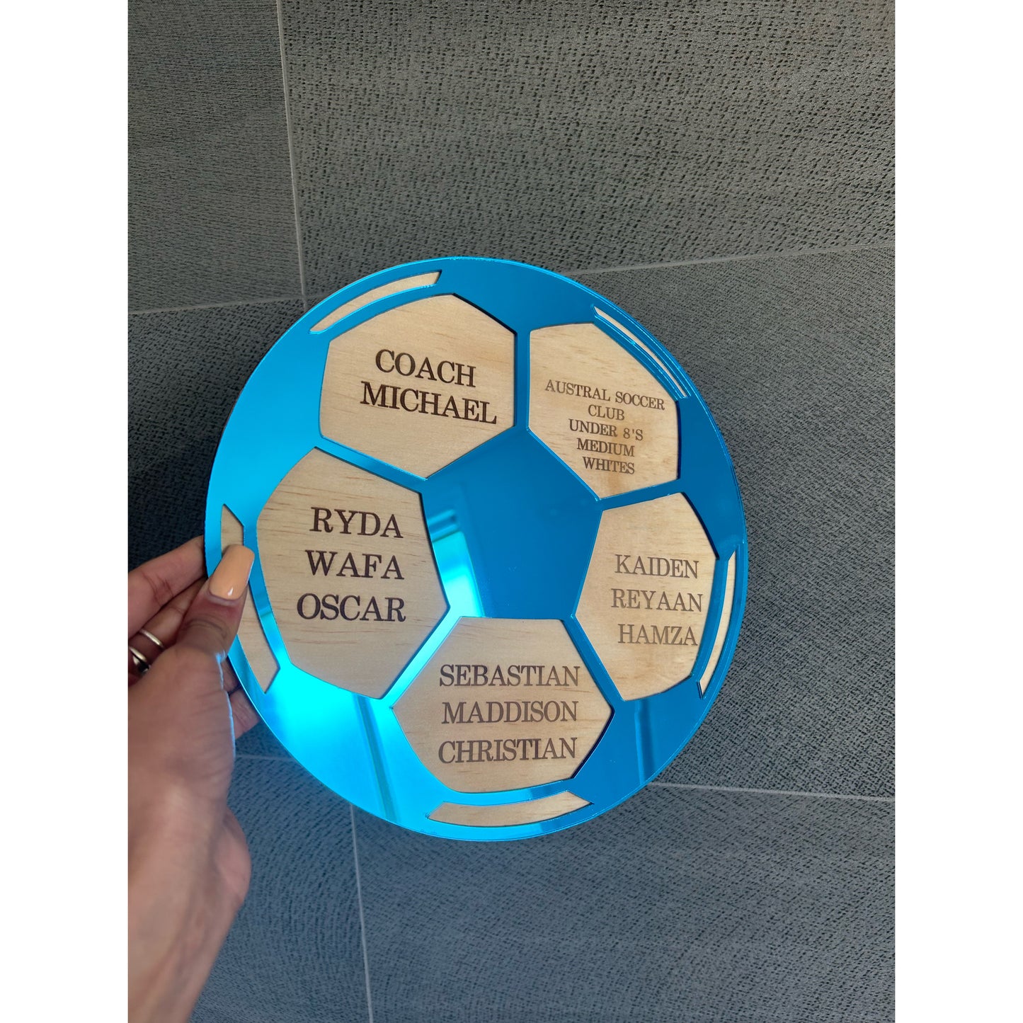 Personalised Thank You Plaque for Coaches
