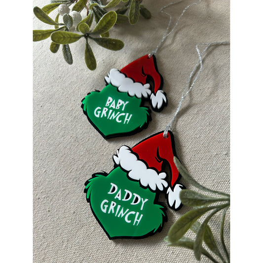 Grinch Christmas Ornament