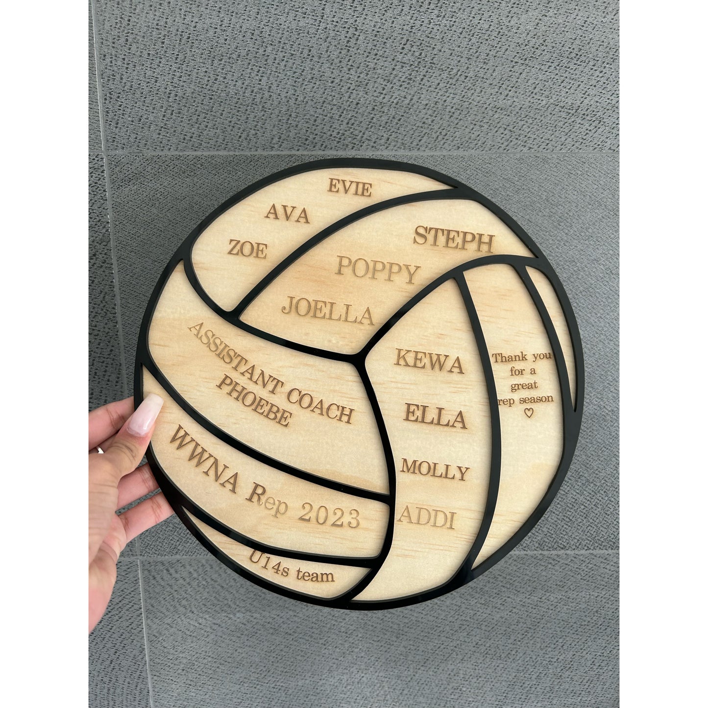 Personalised Thank You Plaque for Coaches