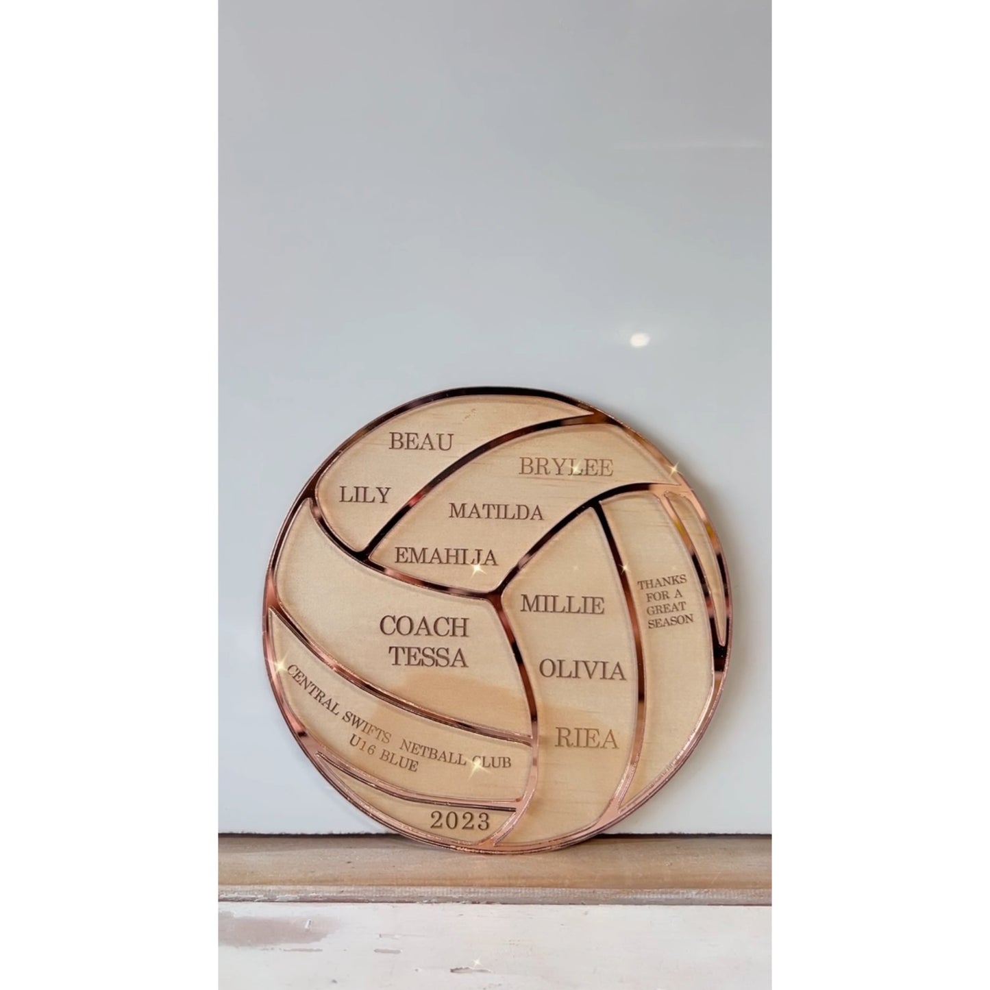 Mini Coach Plaque