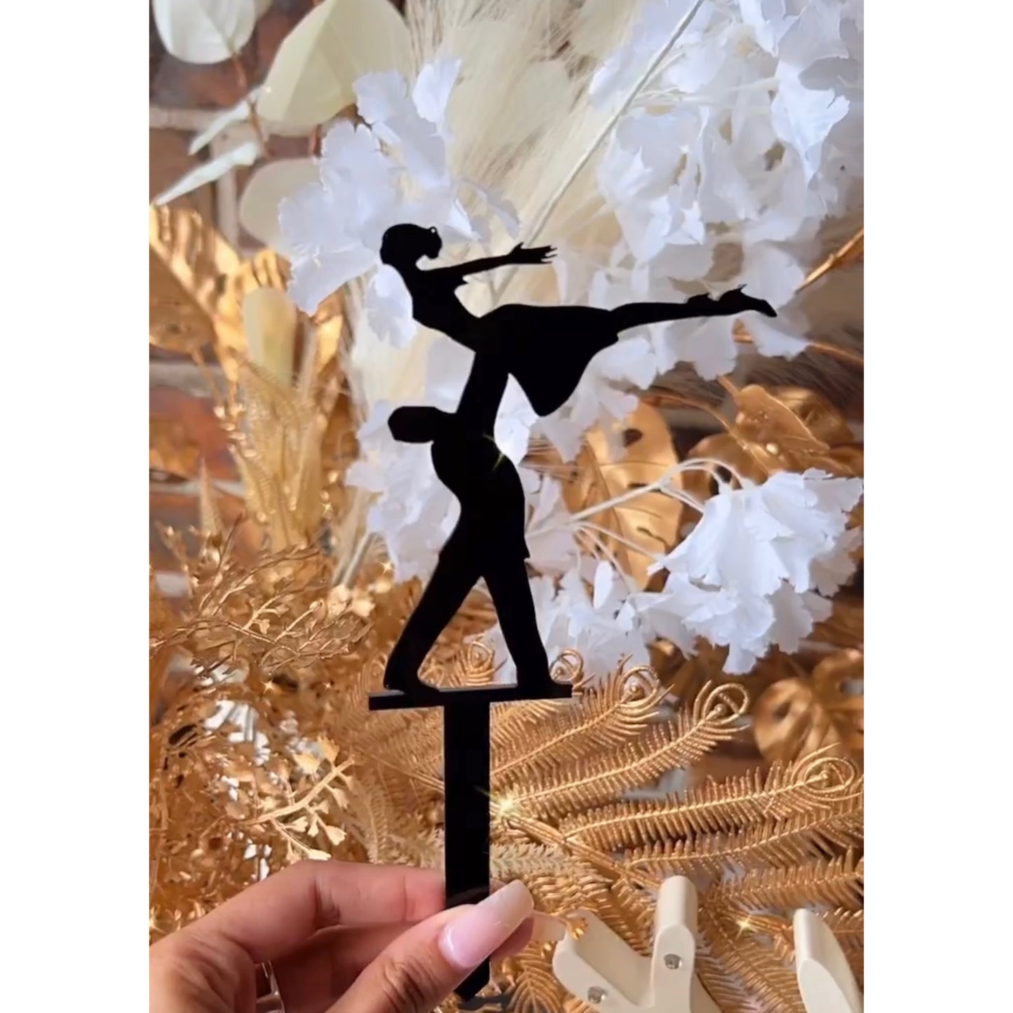 Acrylic Cake Topper - Solid Colour