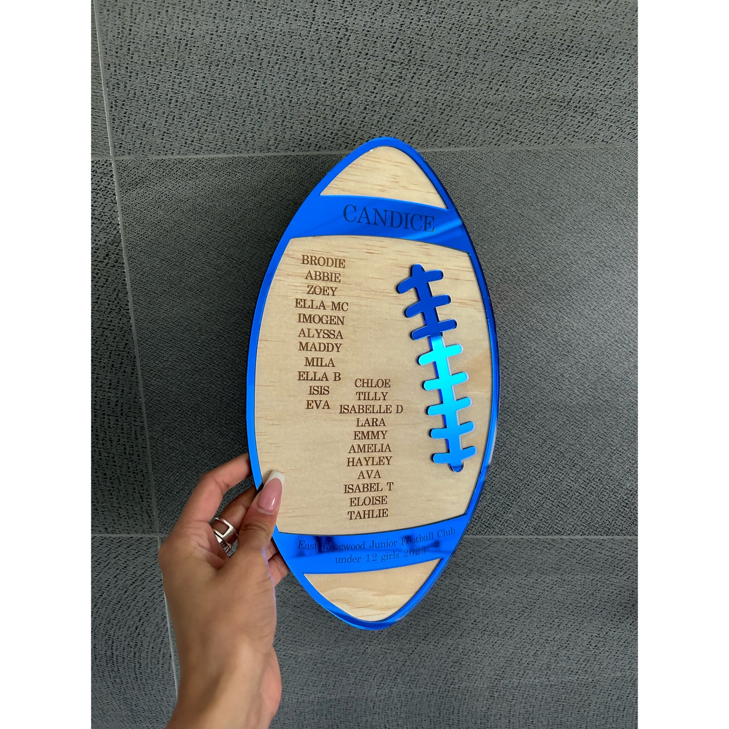 Personalised Thank You Plaque for Coaches