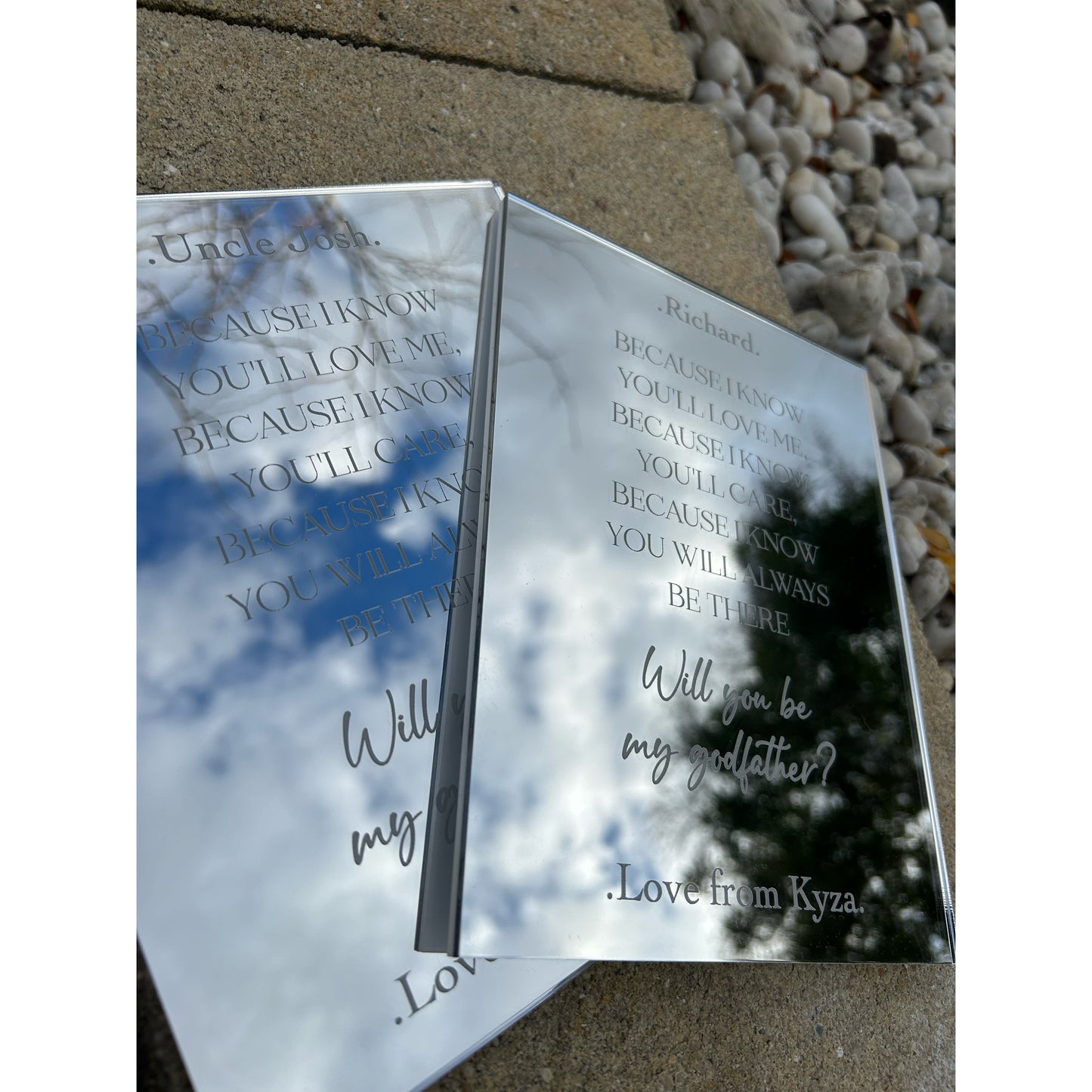 Godfather Mirror Plaque