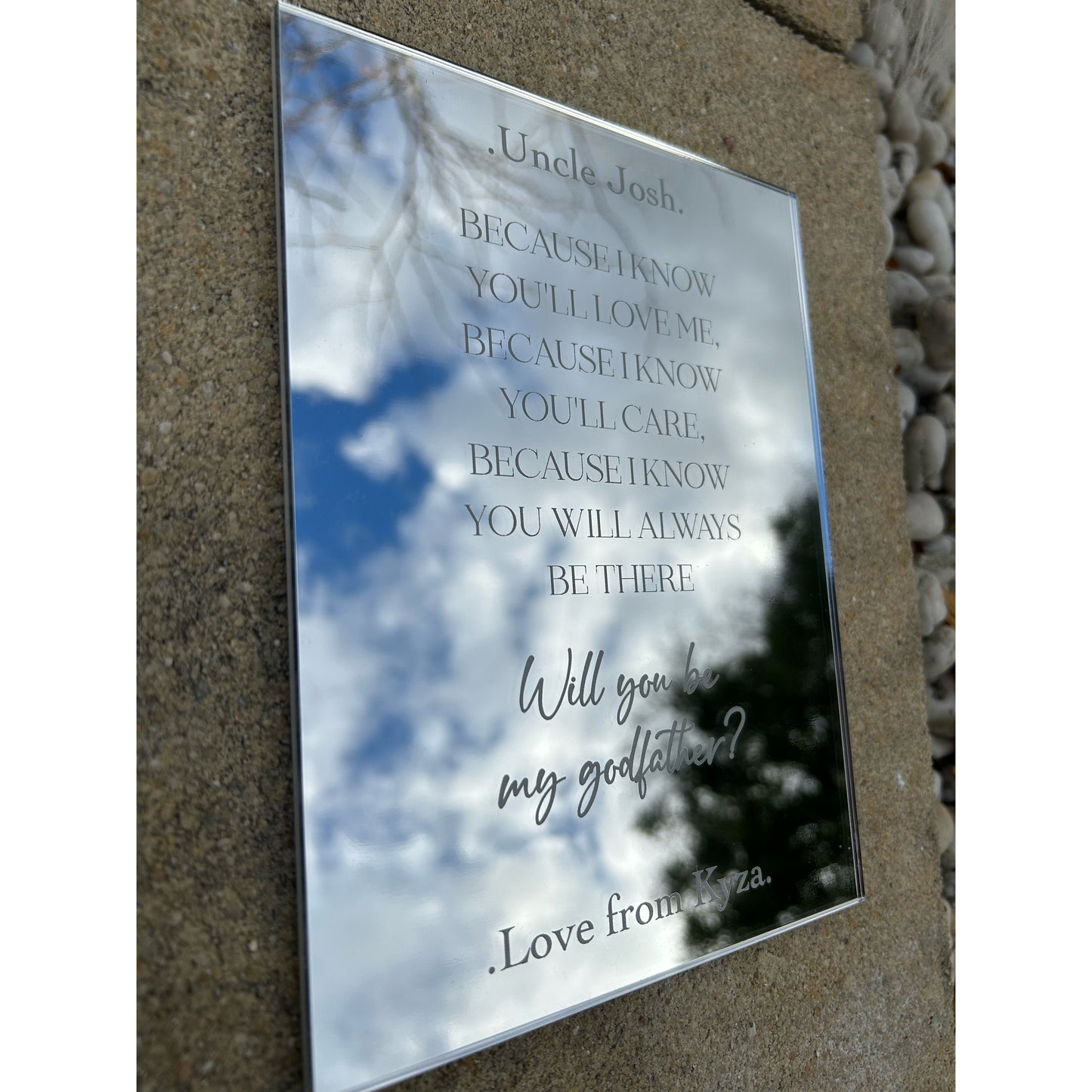 Godfather Mirror Plaque