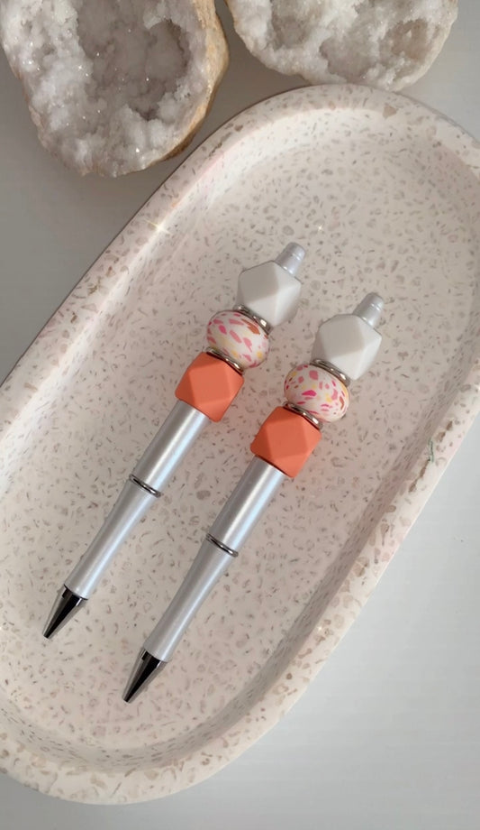 Pink Terra Beaded Pen