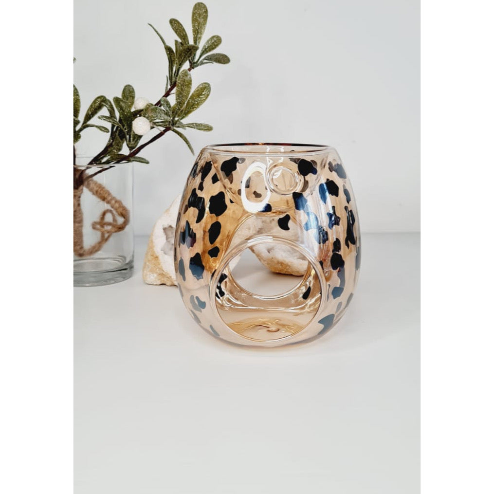 Tan Cheetah Print Melt Burner