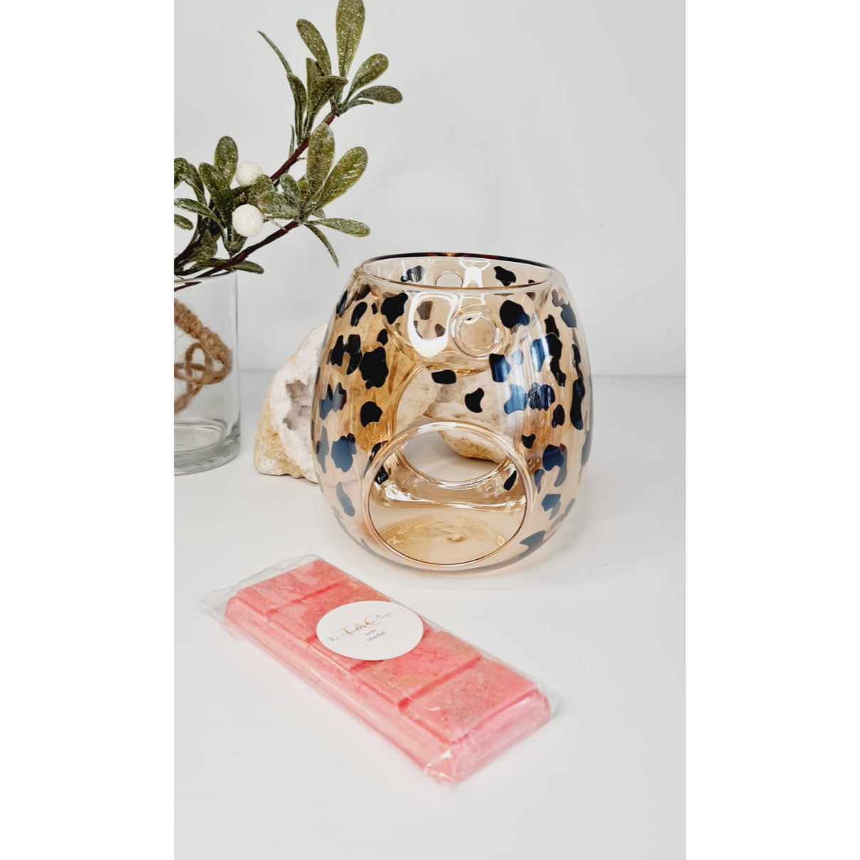 Tan Cheetah Print Melt Burner