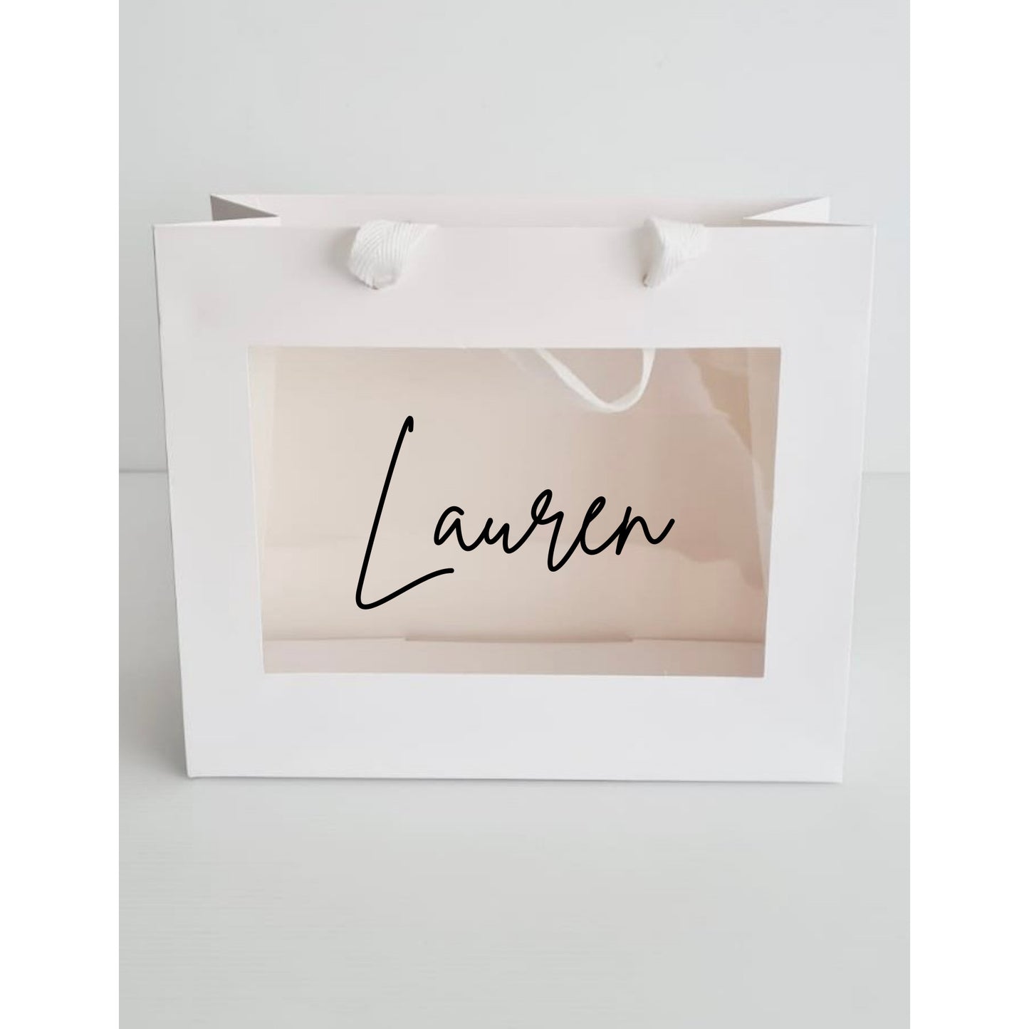 White Window Bag