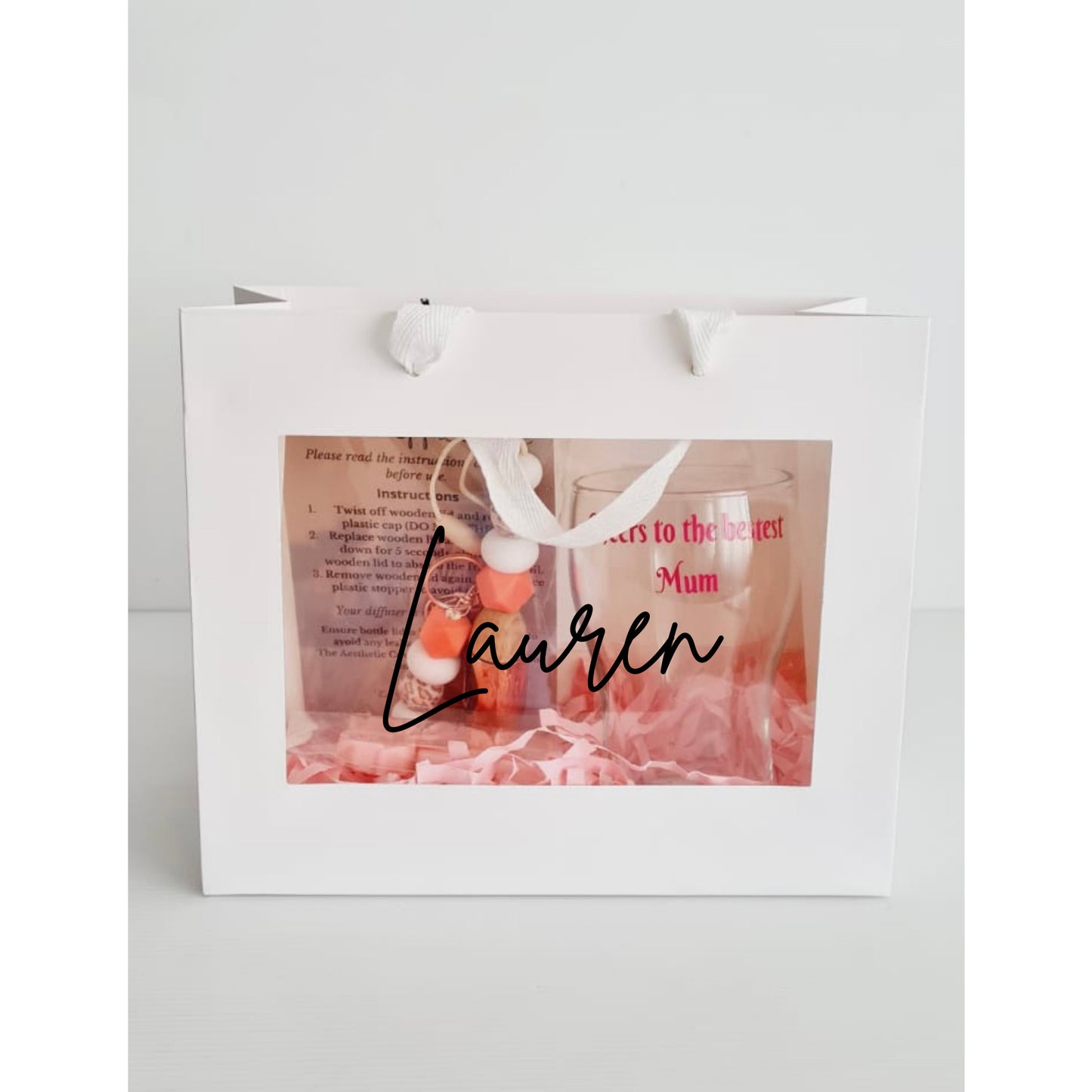 White Window Bag