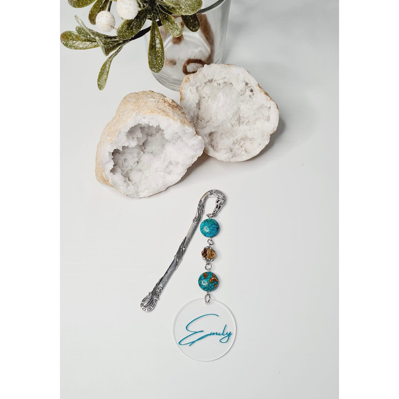 Multicoloured Turquoise Gemstone Bookmark