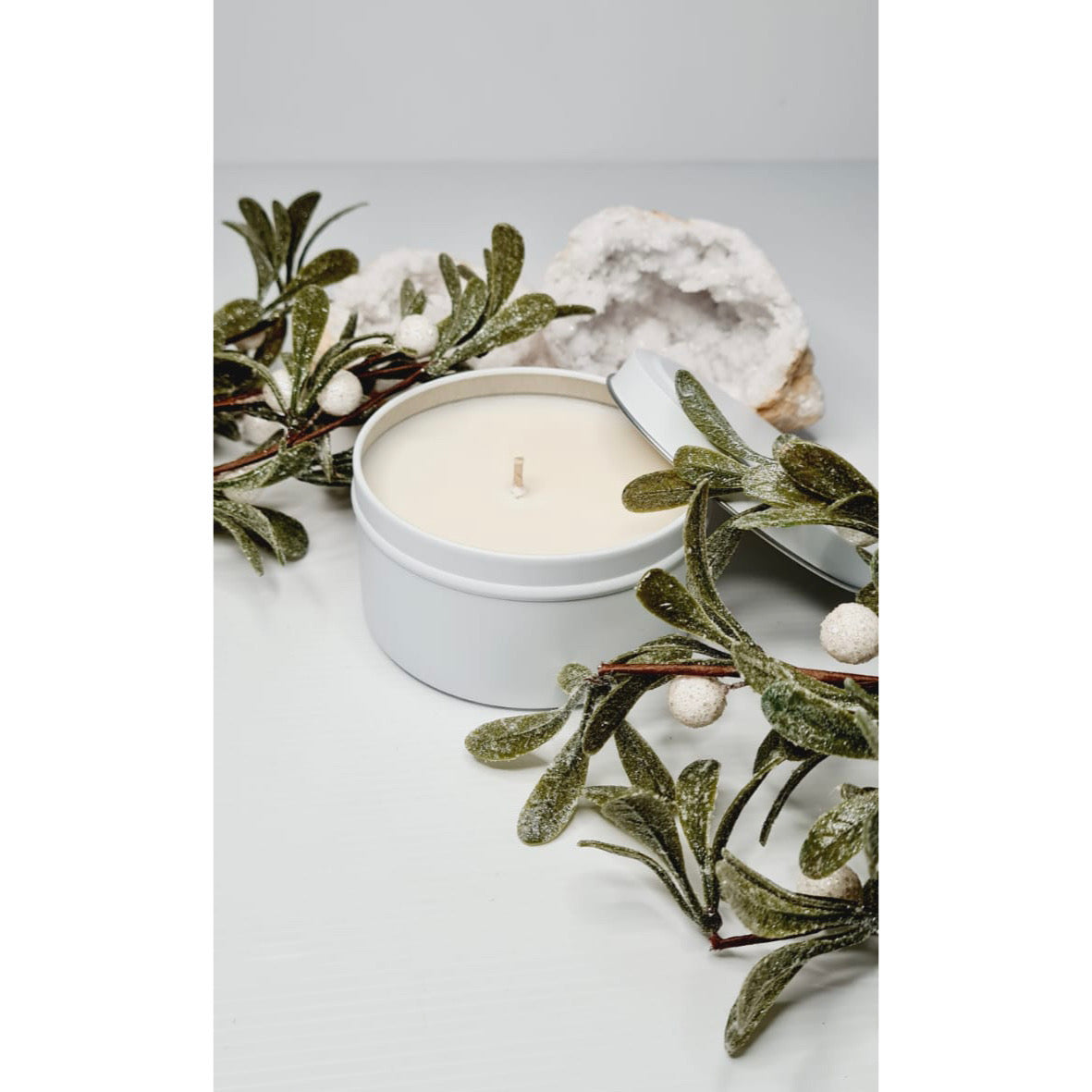 XL Matte Candle Tins - White