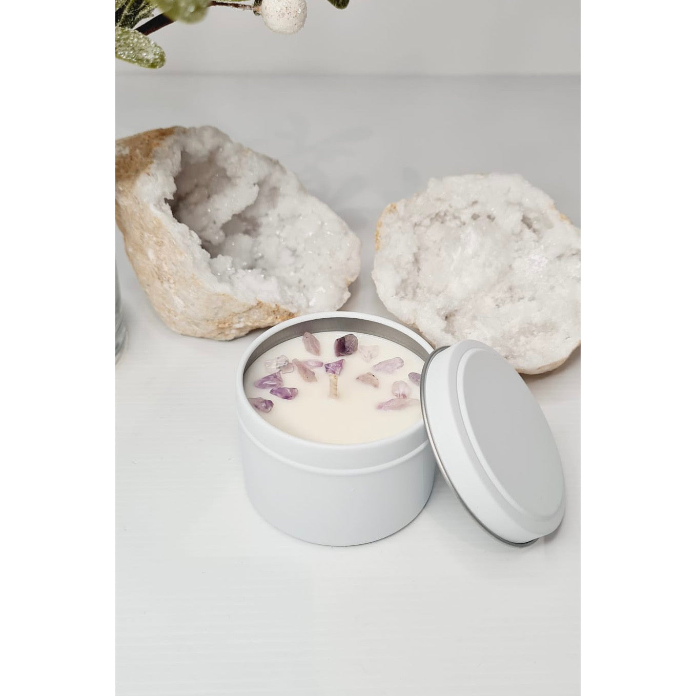 Crystal Candle Tin