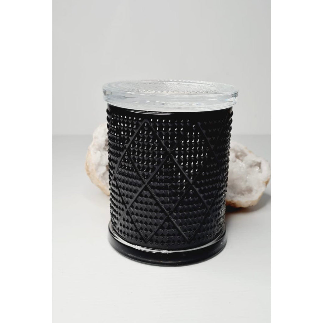 Black Diamond Candle Jar
