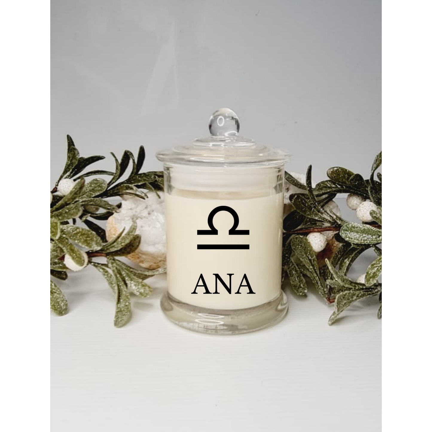 Zodiac Soy Wax Candle - Clear