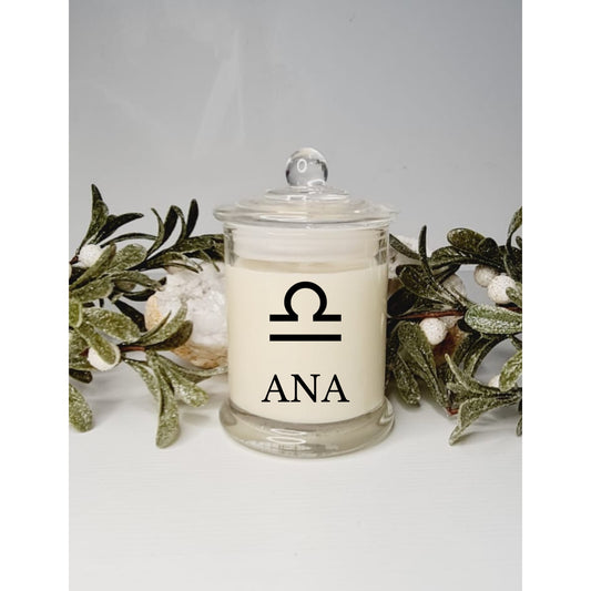Zodiac Soy Wax Candle - Clear