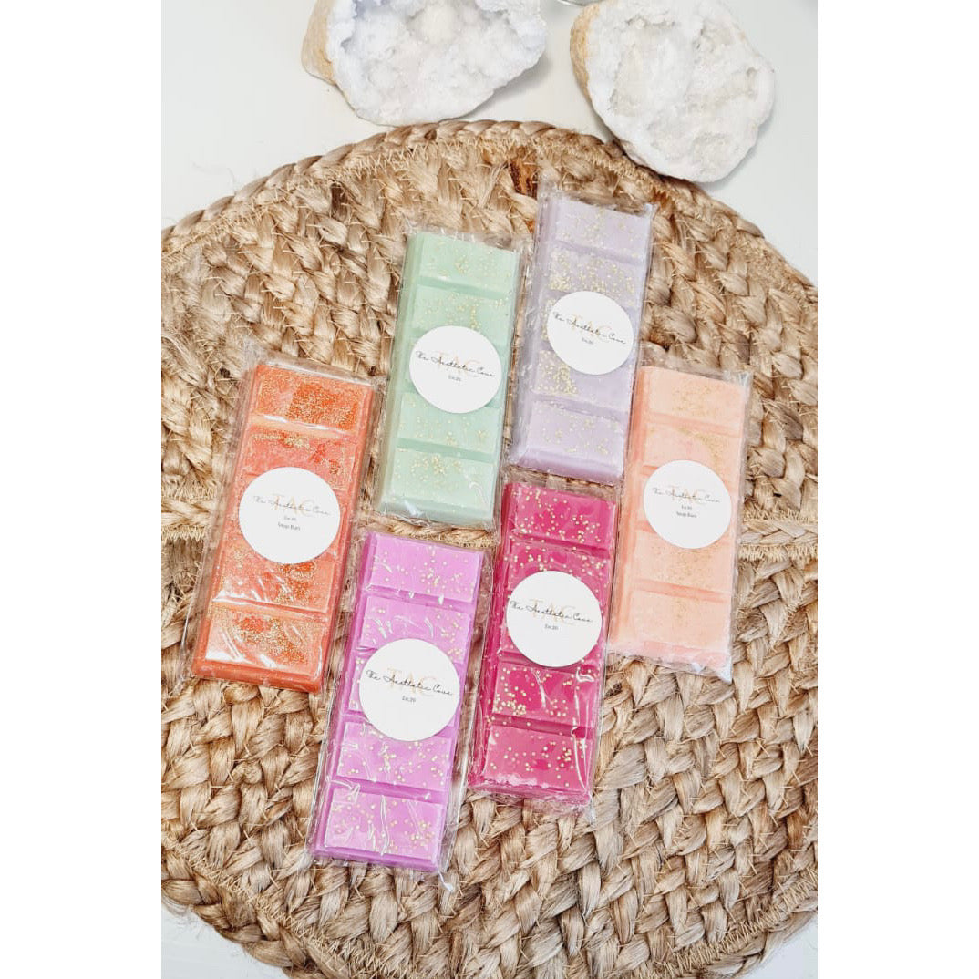 Luxe scent soy wax snap bars, hand poured wax melts