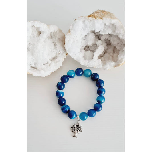 Blue Agate Bracelet