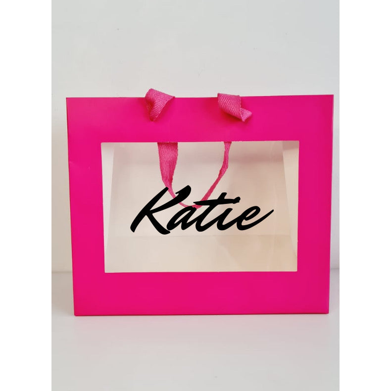 Hot Pink Window Bag