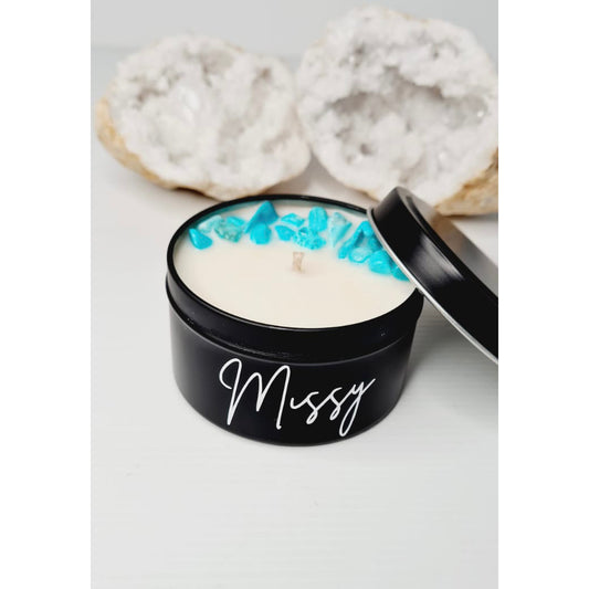 Luxe Matte Howlite Candle Tin