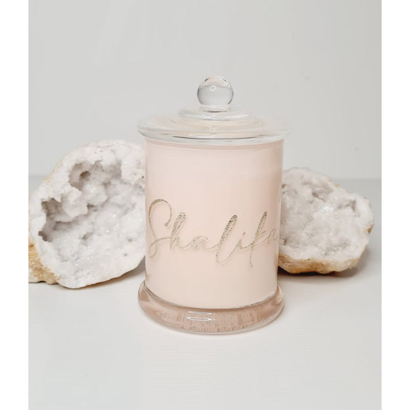 Personalised Natural Soy Wax Candle