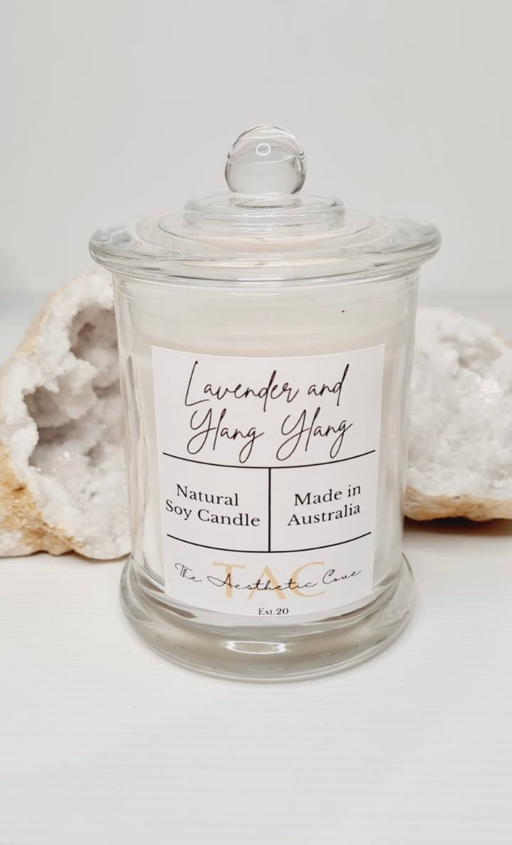 Lavender + Ylang Ylan Soy Wax Candle