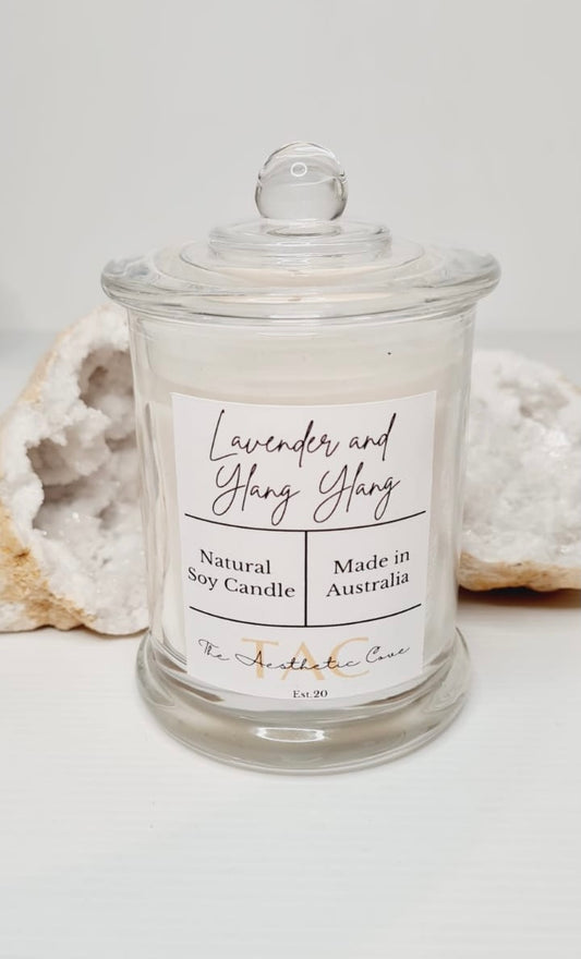 Lavender + Ylang Ylan Soy Wax Candle