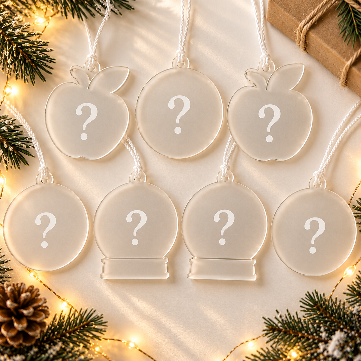 The Festive Bundle, Any 7 Personalised Baubles
