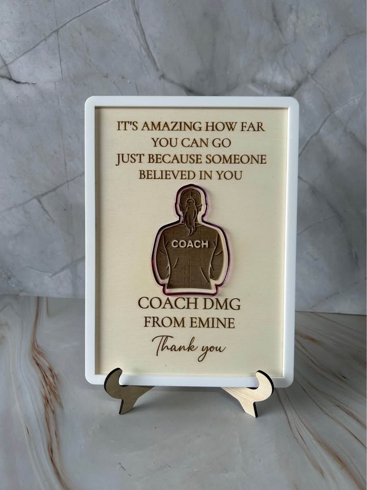 Individual Coach Appreciation Frame