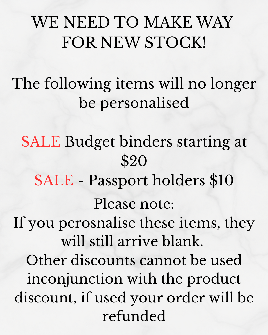 Extra plastic sleeves - 1 sleeve only, NOT PERSONALISED