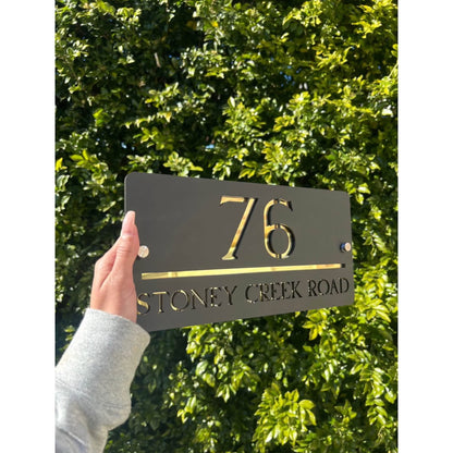 House Number Signs