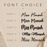 Acrylic Name Plate