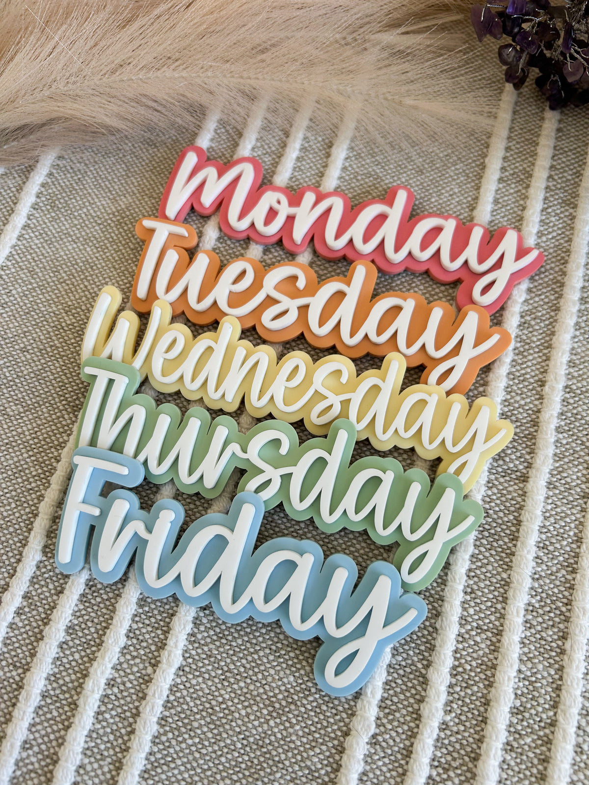 Mon-Fri Whiteboard Magnets